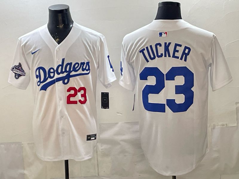 Men 2026 Los Angeles Dodgers #23 Tucker White Game Nike MLB Jersey style 007->los angeles dodgers->MLB Jersey